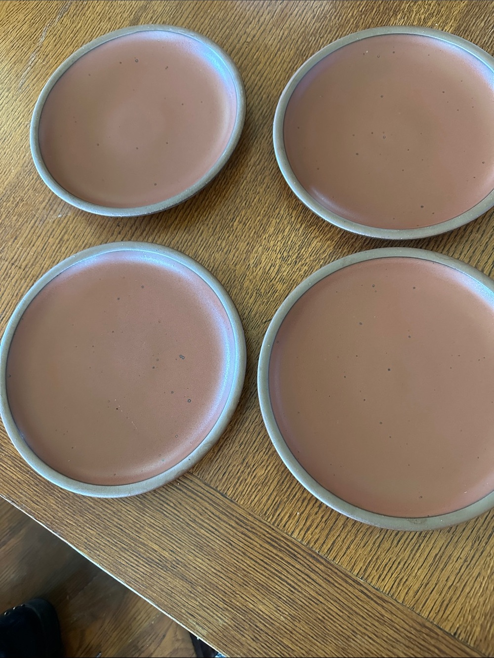 Set of 4 East Fork side Plates in Amaro